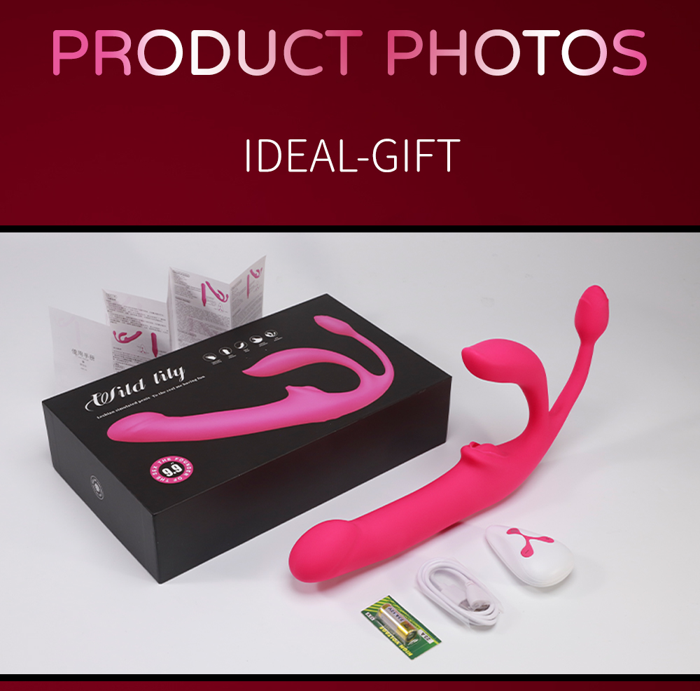 OEM Sex toys manufacturer Realistic Three-Headed Vibration Dildo Lesbian Toy