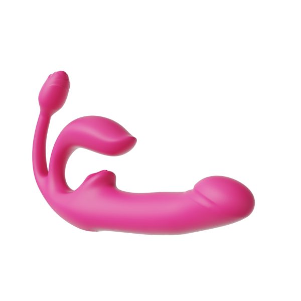 OEM Sex toys manufacturer Realistic Three-Headed Vibration Dildo Lesbian Toy