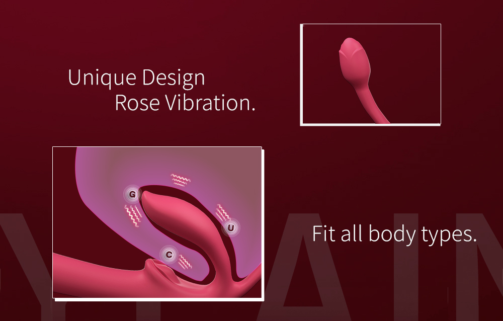 OEM Sex toys manufacturer Realistic Three-Headed Vibration Dildo Lesbian Toy