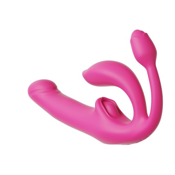 OEM Sex toys manufacturer Realistic Three-Headed Vibration Dildo Lesbian Toy