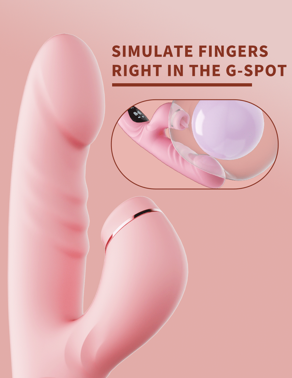 OEM/ODM ladies Smart Sexy toys Tongue Licking Stimulator supplier