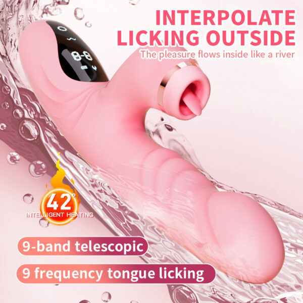 OEM/ODM ladies Smart Sexy toys Tongue Licking Stimulator supplier