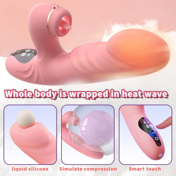 OEM/ODM ladies Smart Sexy toys Tongue Licking Stimulator supplier