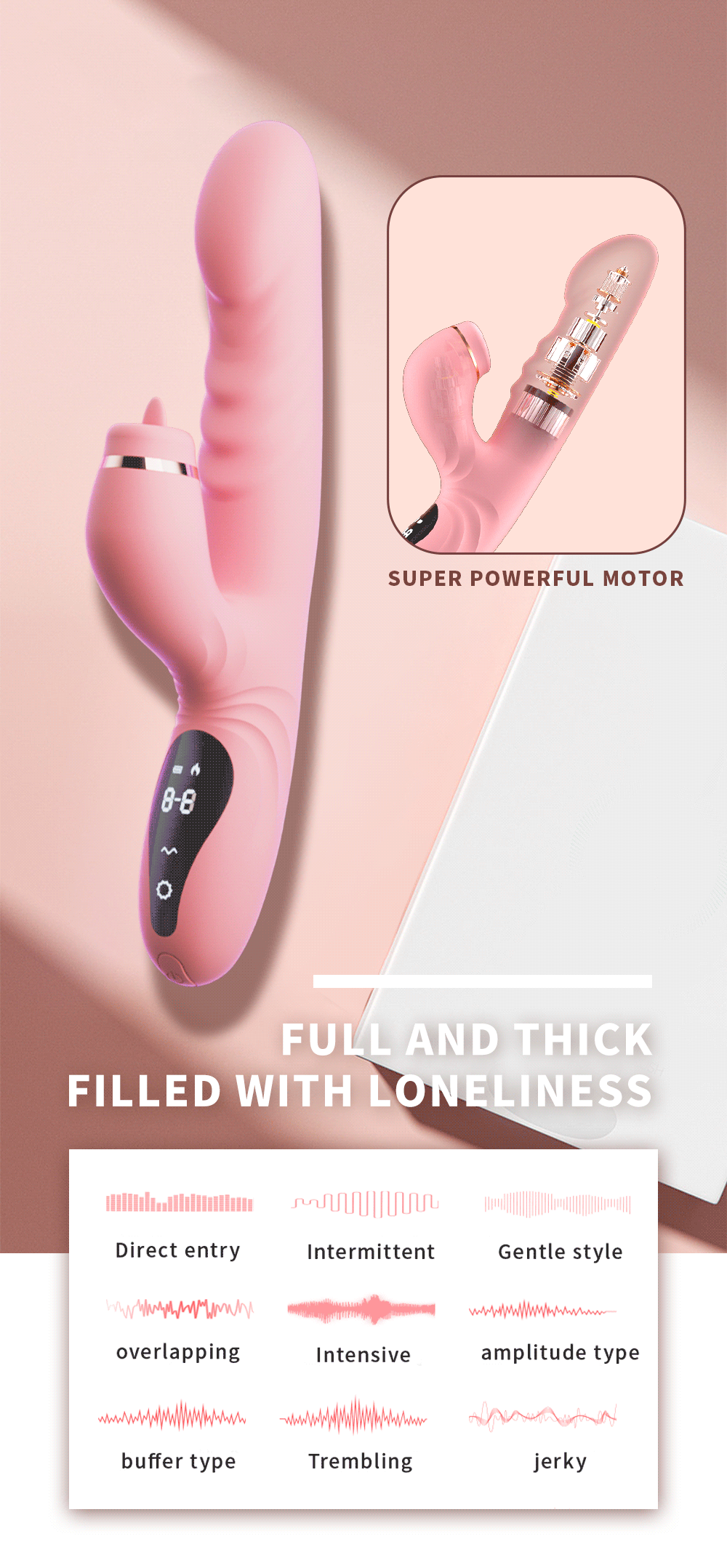 OEM/ODM ladies Smart Sexy toys Tongue Licking Stimulator supplier