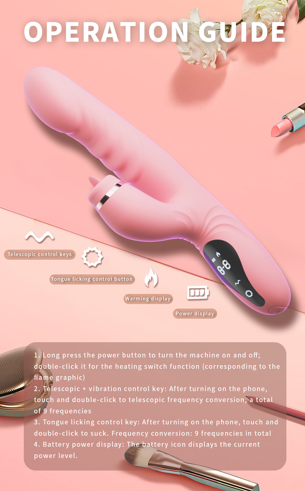 OEM/ODM ladies Smart Sexy toys Tongue Licking Stimulator supplier