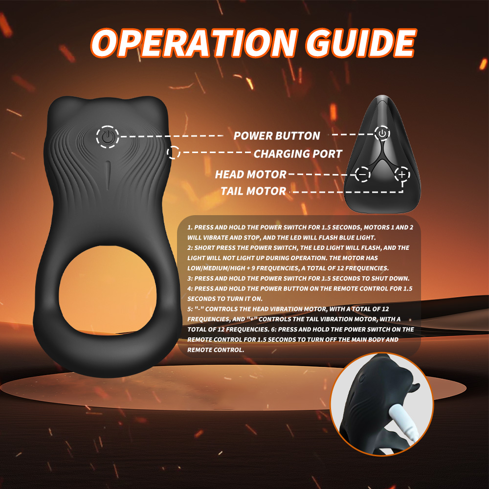 12 Frequency Bull Demon King Semen Locking Ring Supplier