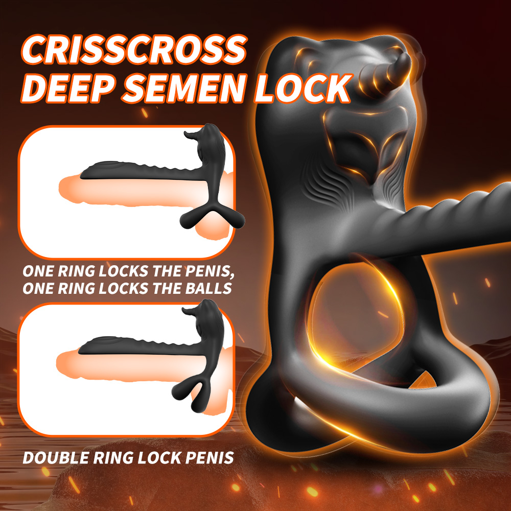 12 Frequency Bull Demon King Semen Locking Ring Supplier