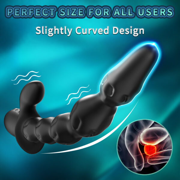 Black Strawberry Bead Vibrating Anal Beads OEM factory supplier