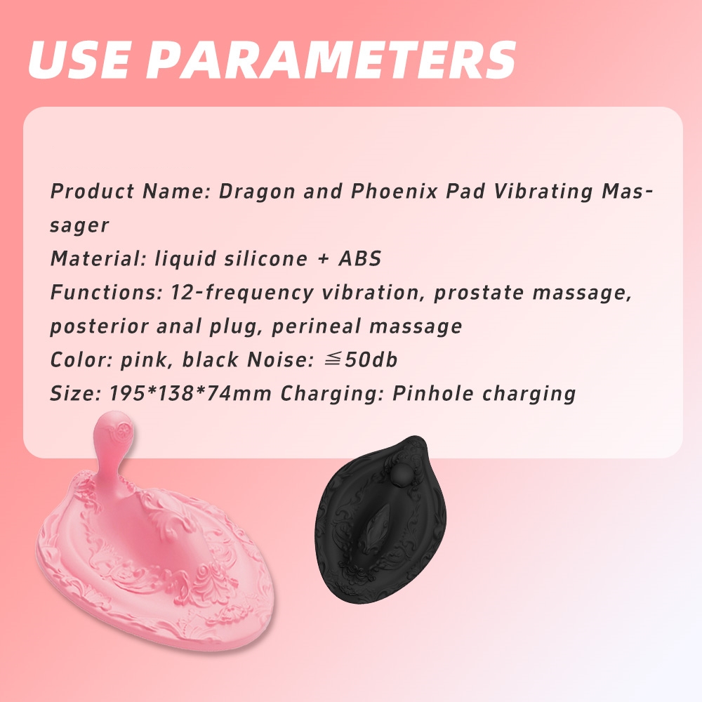 Dragon and Phoenix Pad Vibrating Massager Vibrating Cushion OEM/ ODM manufacturer