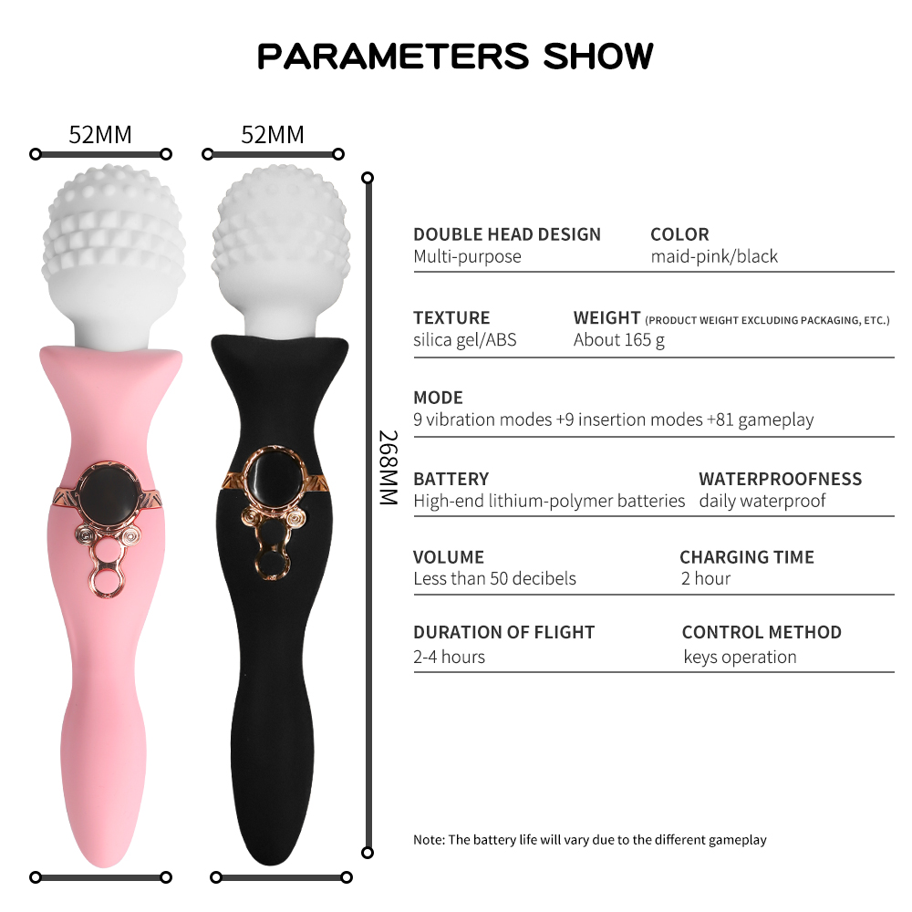 Magic AV Stick 9 Speeds and 9 Frequencies Full Body Massage Stick manufacturer miss joe's toys