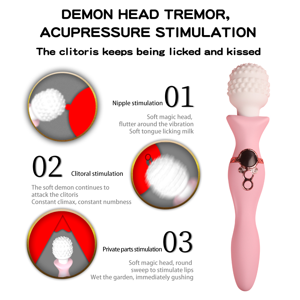 Magic AV Stick 9 Speeds and 9 Frequencies Full Body Massage Stick manufacturer miss joe's toys