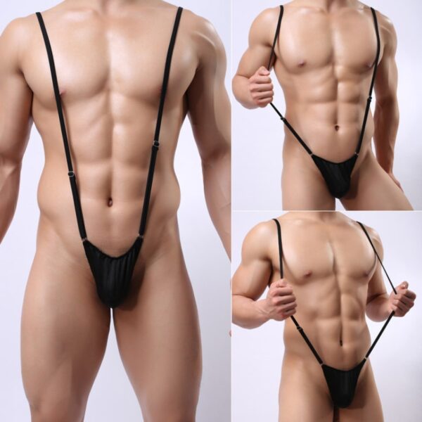 OEM manufacturer of Men's Adjustable Suspender One-Piece Thong Underwear