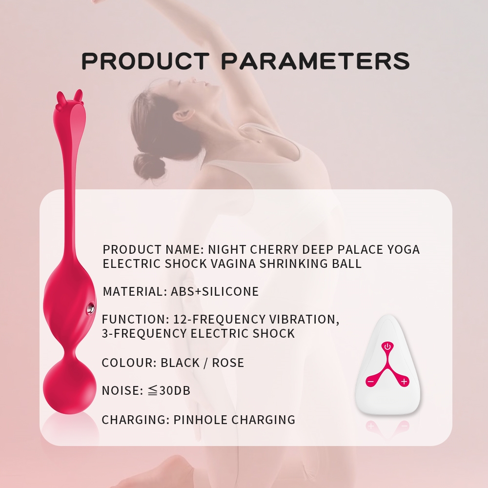 OEM Night Cherry Deep Palace Yoga Electric Shock Vagina Shrinking Ball Factory
