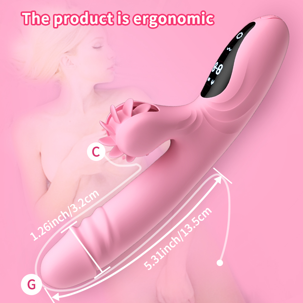 OEM/ODM Smart Retractable Dildo With Crazy Tongue Licking factory