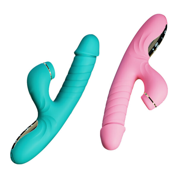 Sucking and Lick Telescopic Liquid Crystal Vibrator manufacturer miss joe's toys